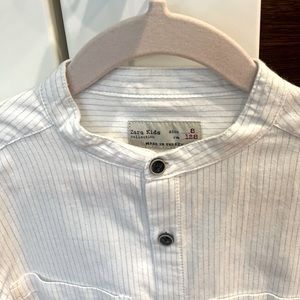 Zara kids button down shirt, size 8